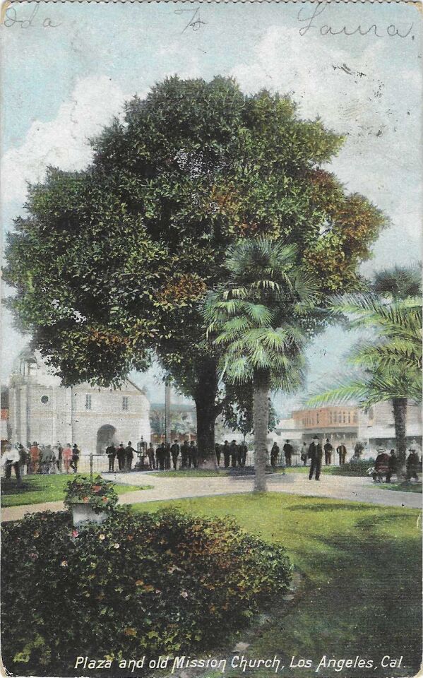 La Placita, seen on a postcard from Patt Morrison's collection.