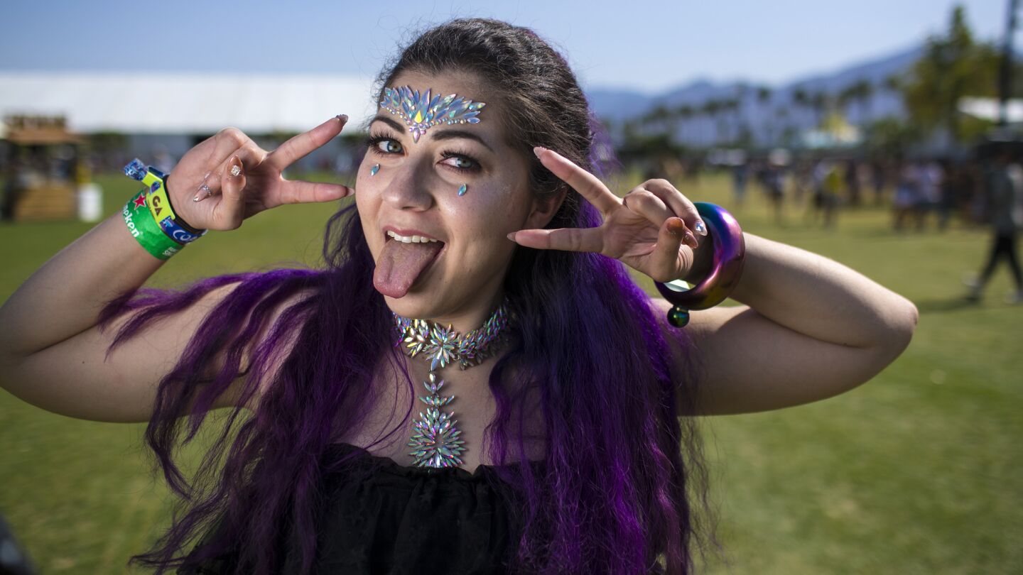 Faces in the crowd at Coachella