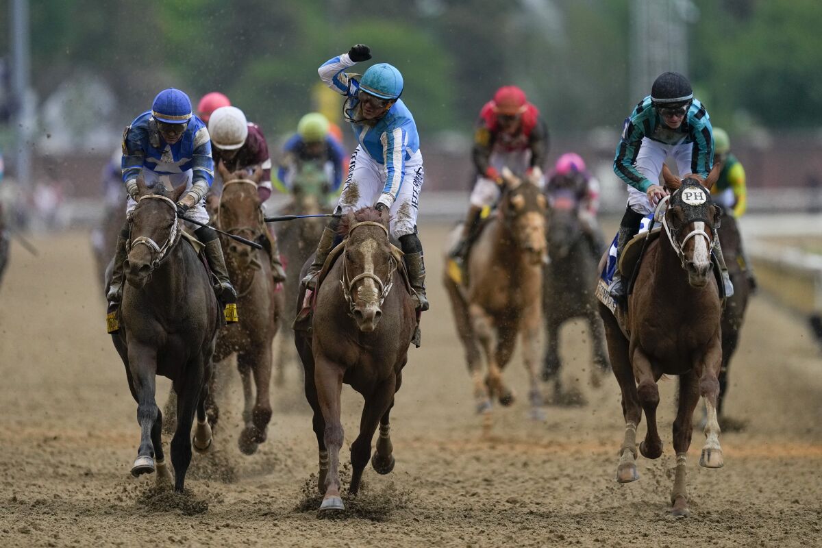 Derby winner Mage could be symbol of success at Preakness Los Angeles