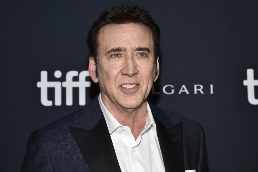 Nicolas Cage attends the premiere of "Butcher's Crossing" at Roy Thomson Hall on day two of the Toronto International Film Festival on Friday, Sept. 9, 2022, in Toronto. (Photo by Evan Agostini/Invision/AP)