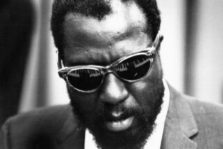 Thelonious Monk in New York in 1960.