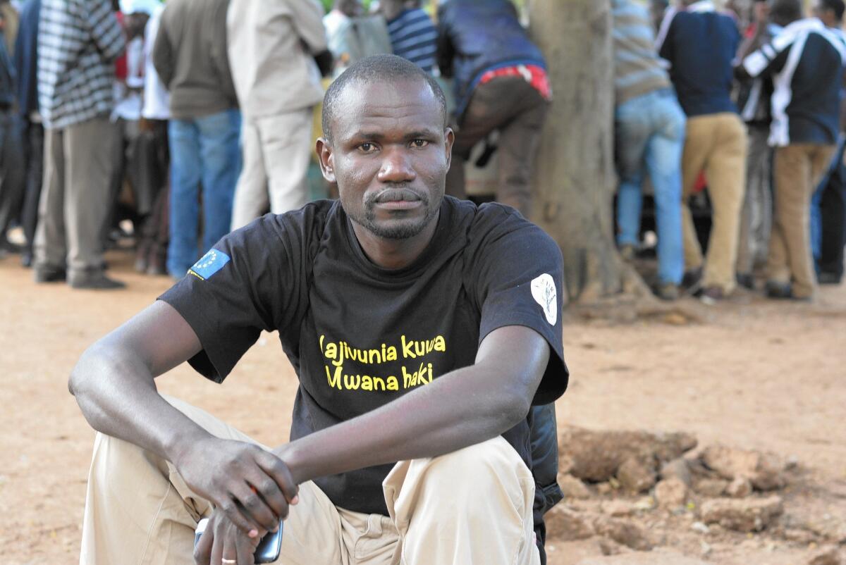 Wilfred Olal, 35, stumbled across the "People's Parliament" in a park in Nairobi, Kenya, in 2006. Soon, he began meeting the group of thinkers and talkers nearly every day to debate the issues of the day.