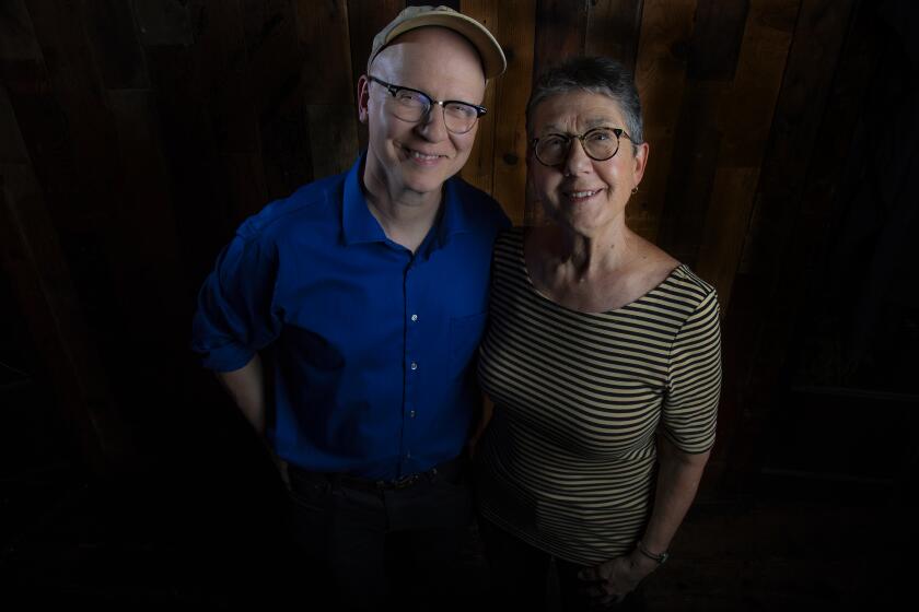 LOS ANGELES, CA - AUGUST 12, 2019: Directors Steve Bognar and Julia Reichert just finished a new documentary called "American Factory," which will be released by the Obama's new production Higher Ground on August 12, 2019 in Los Angeles, California. (Gina Ferazzi/Los AngelesTimes)