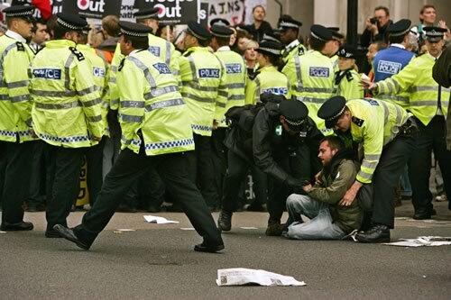 London protest