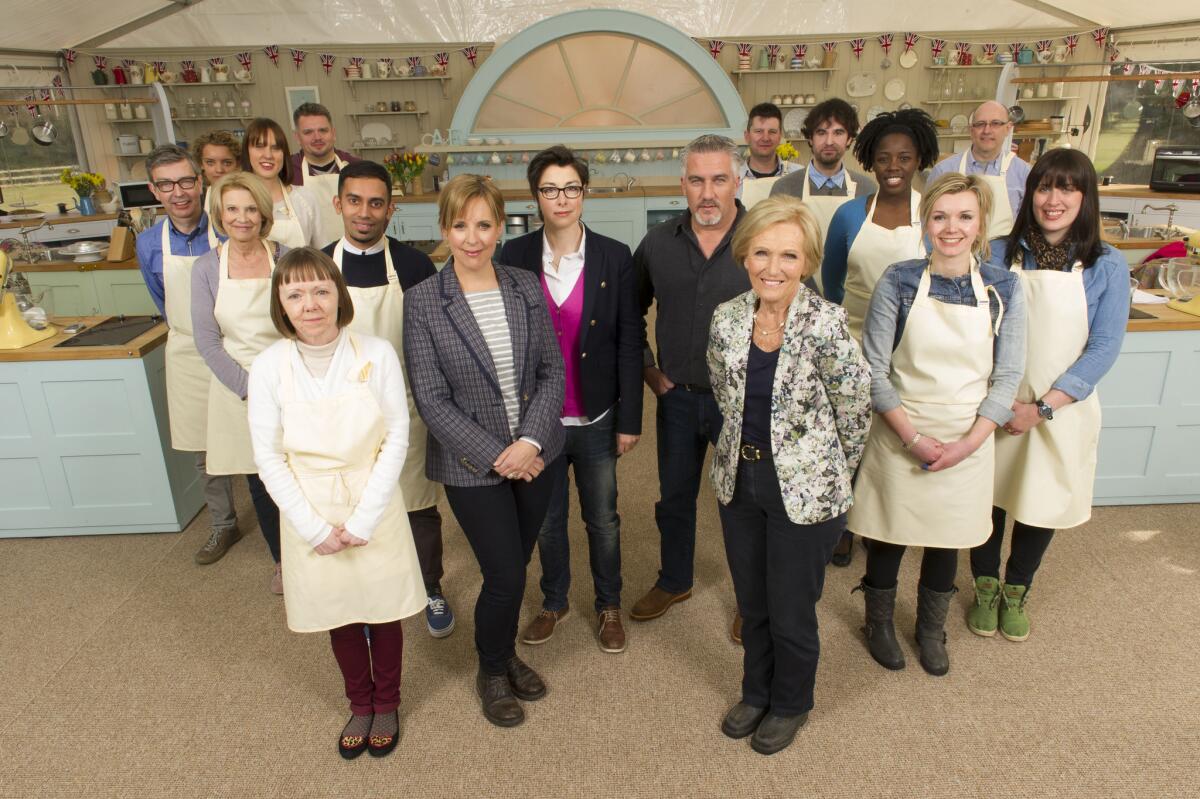 The cast of "The Great British Baking Show."