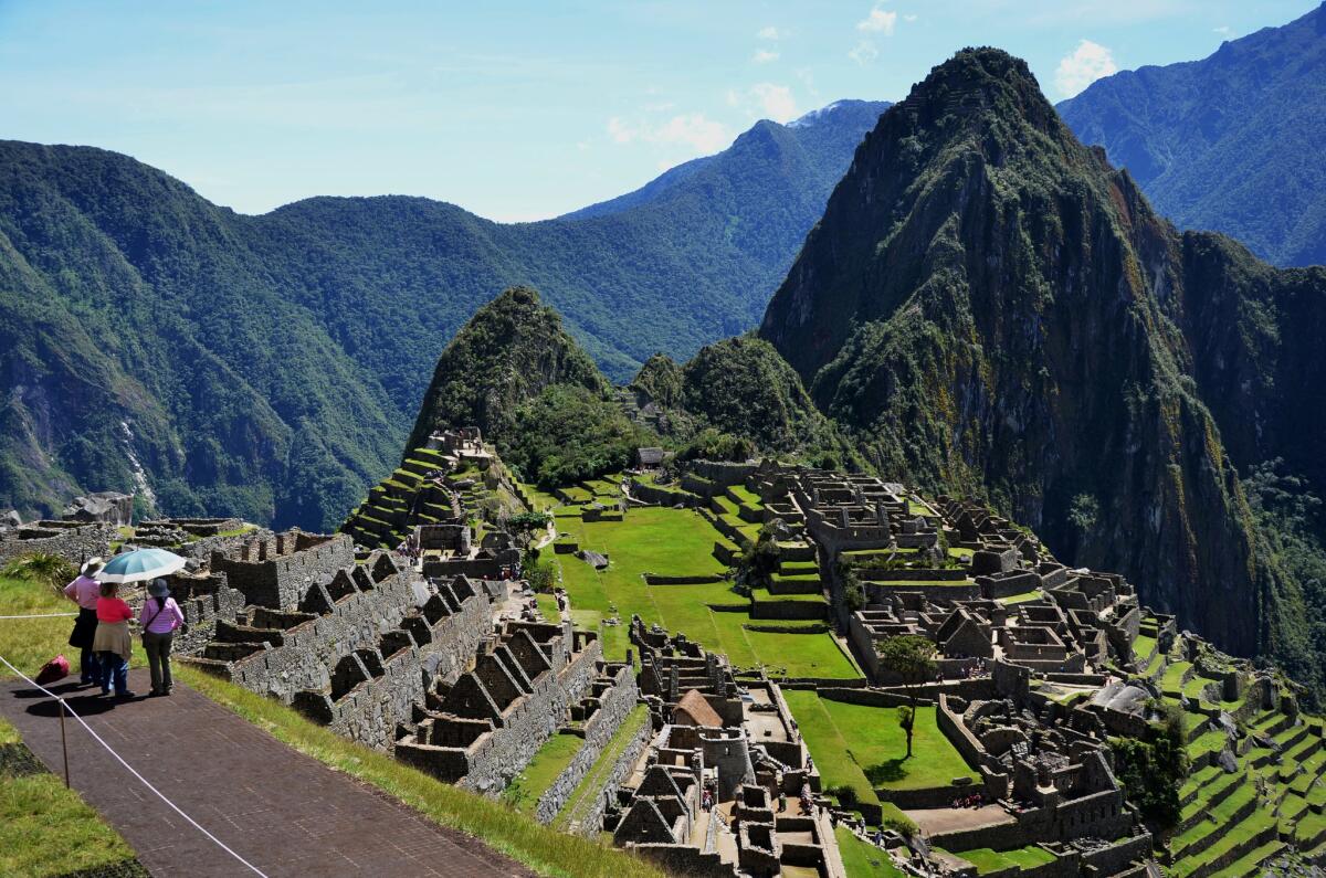 Trek Travel tours takes bicyclists on a six-day off-road adventure that includes stopping at Machu Picchu.