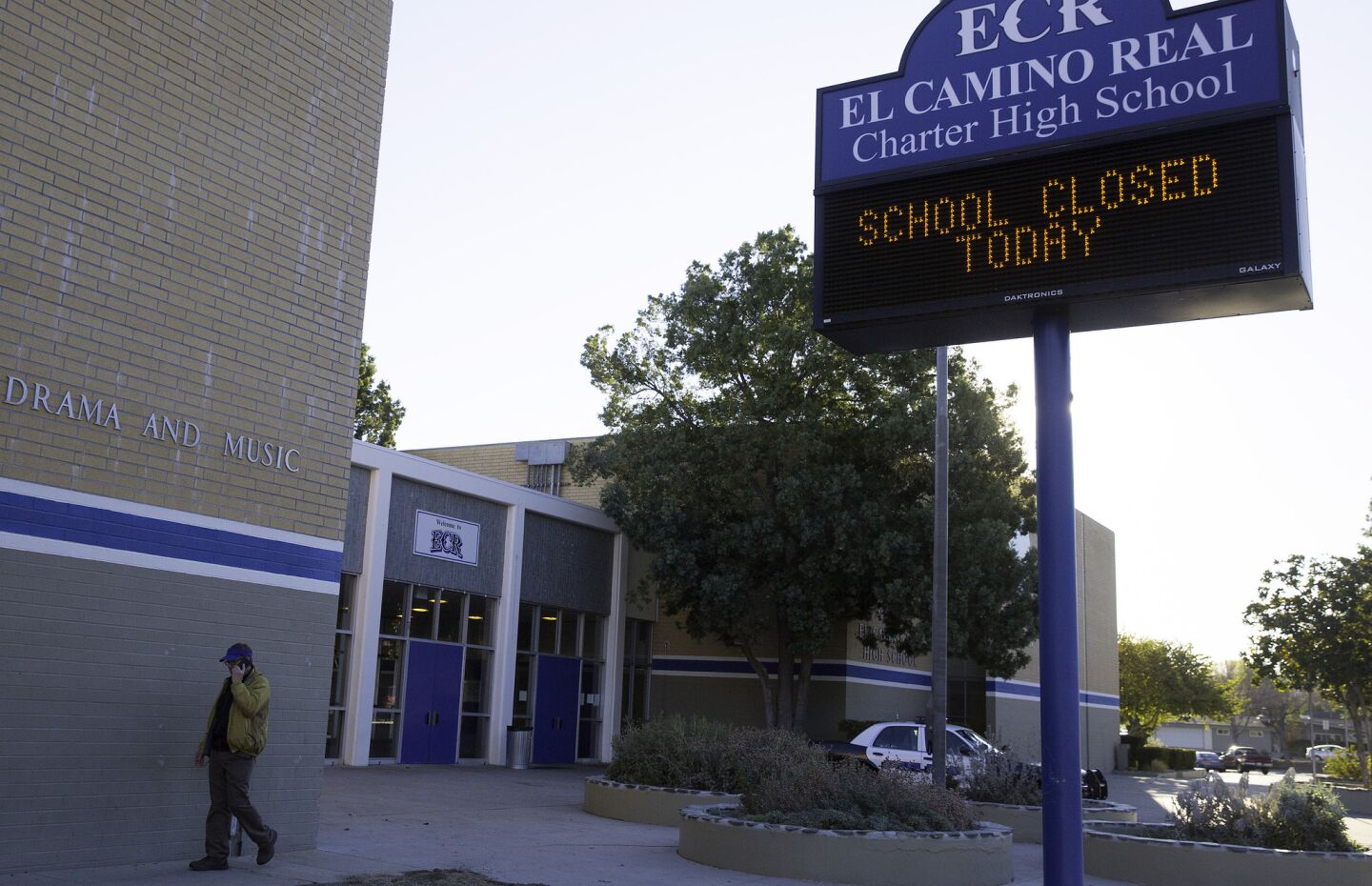 El Camino Real Charter Academy in Woodland Hills is among the LAUSD campuses closed on Dec. 15.