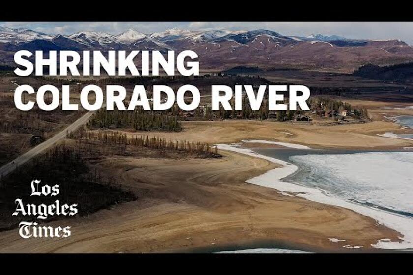 The Colorado River is drying up. Climate change and drought have taken a major toll.