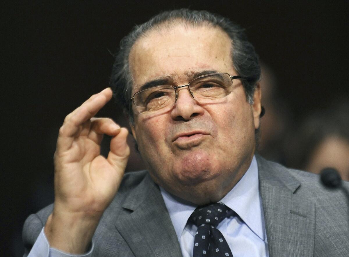 U.S. Supreme Court Justice Antonin Scalia in 2011.