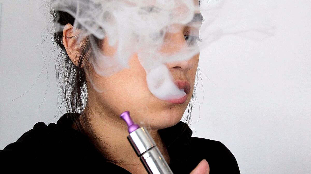 The U.S. surgeon general has a new report on electronic cigarettes that focuses on the risks for teens and young adults.