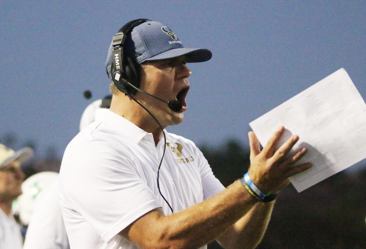 Maverick Head Coach Sean Sovacool.