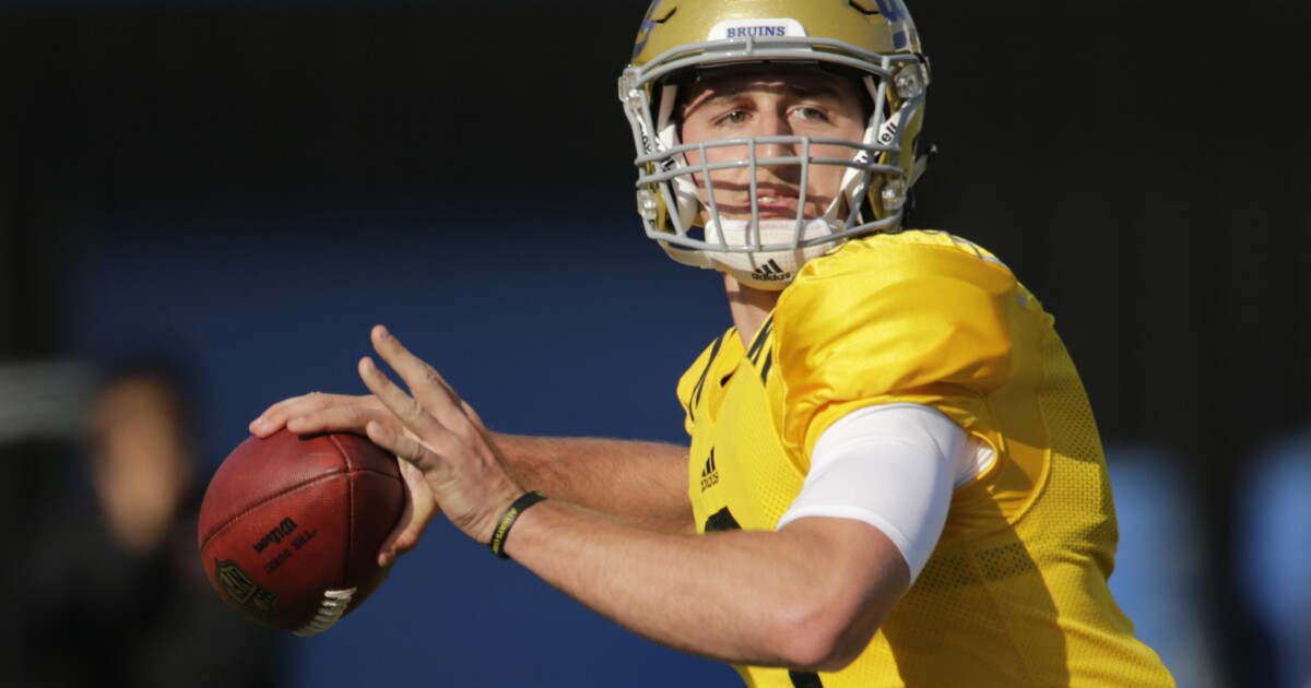 Freshman quarterback Josh Rosen shows poise in first media 