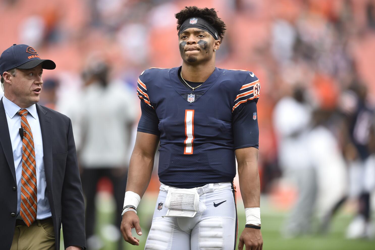 Nagy not saying who Bears' starting QB will be against Lions - The San  Diego Union-Tribune