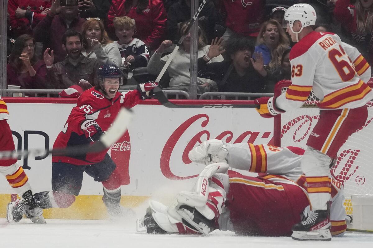 Kuemper Leaves Capitals-Flames, Lindgren Takes Over In Second