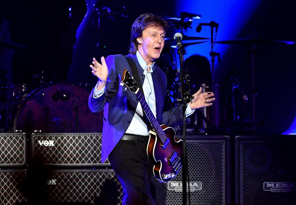 Paul McCartney performs in Fresno on Wednesday to kick off his One on One tour.