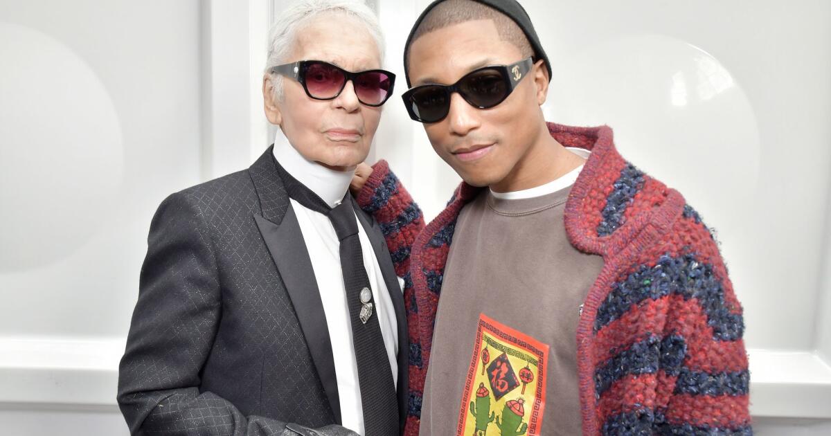 Pharrell Williams is the first man to appear in a Chanel handbag