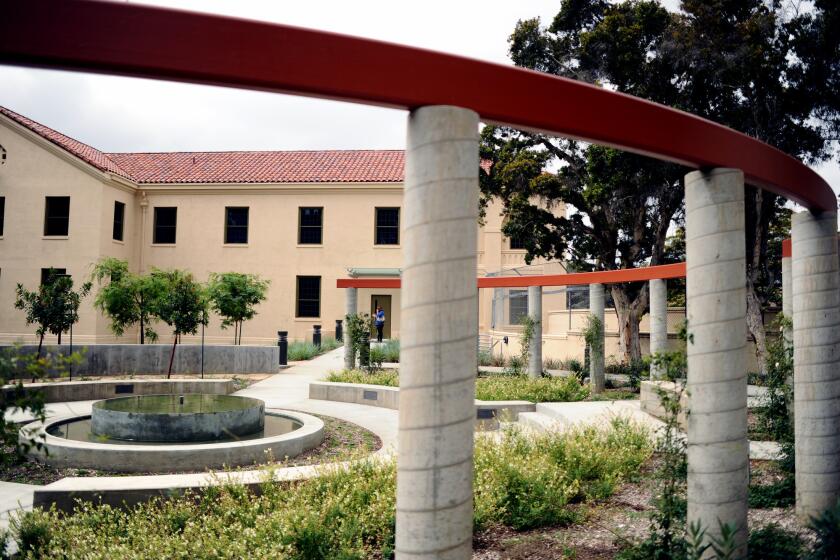 The women's garden at the West Los Angeles Veterans Affairs campus.