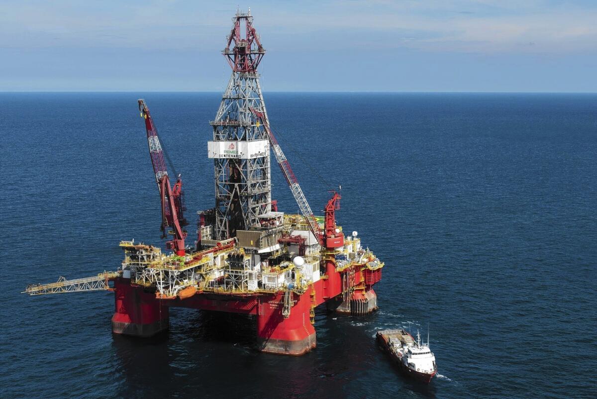 An oil rig operated for Mexico's state-owned oil company, Pemex, in the Gulf of Mexico. A bill approved by the Senate is aimed at luring foreign investors who could help the country boost its energy production.