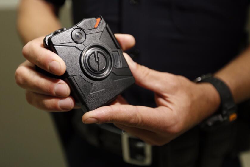 Some Los Angeles police officers have used body cameras since August, part of roughly 860 devices purchased with private donations. Mayor Eric Garcetti announced in late 2014 his plan to buy thousands of additional cameras for officers.