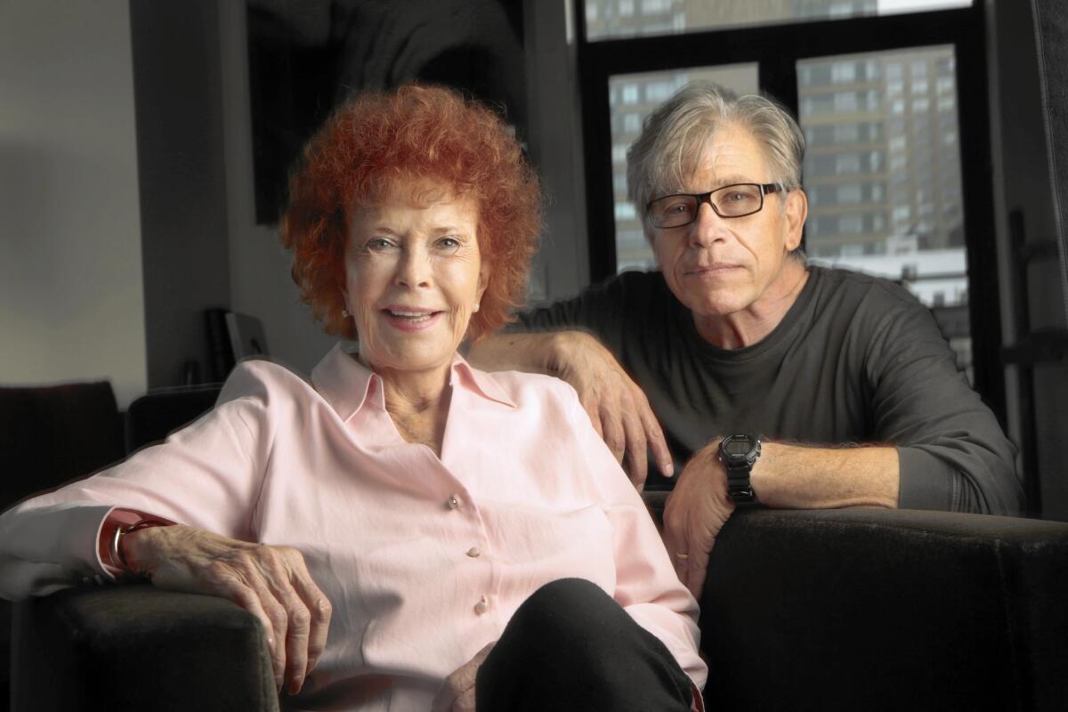 Kathryn Altman, widow of Robert Altman, and screenwriter Robert Harders at Kathryn Altman's home in New York on June 1, 2015.