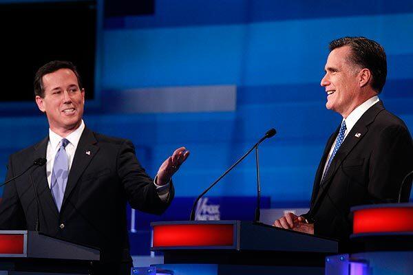 Santorum and Romney