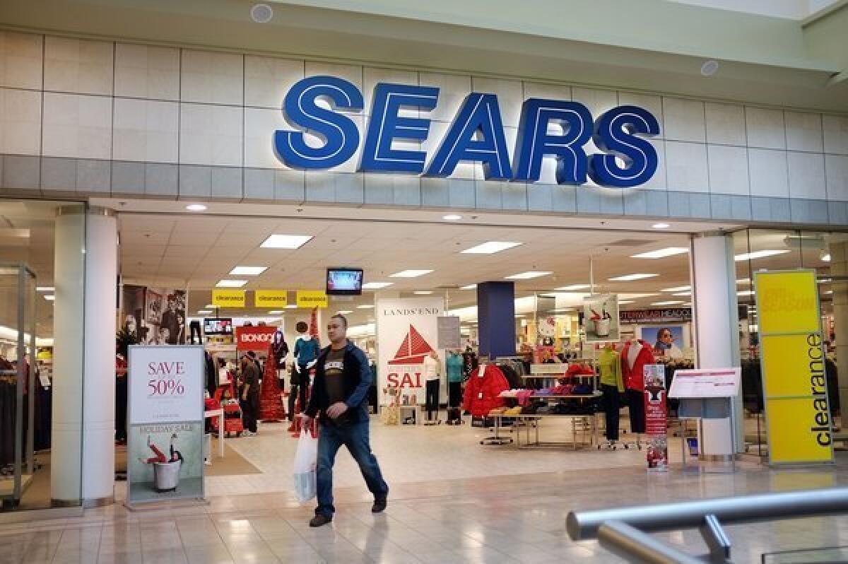 Sears' chairman, Edward Lampert, will be taking over as chief executive as CEO Louis D'Ambrosio steps down. Above, a Sears store.