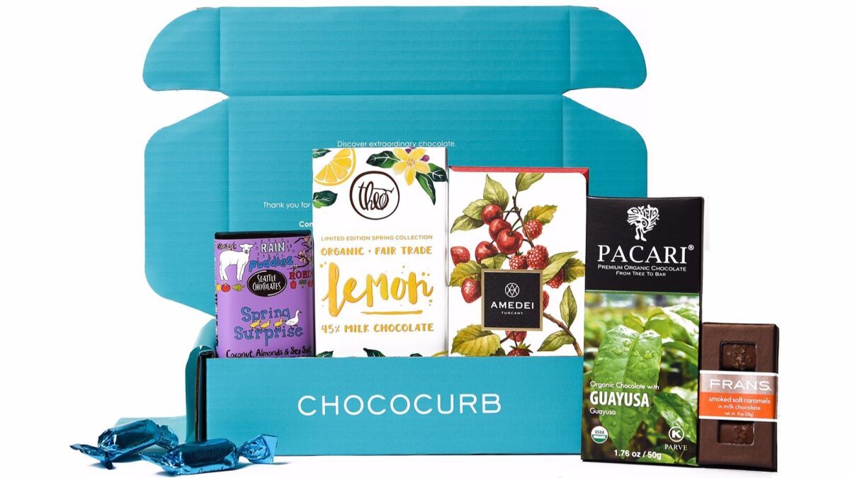Chococurb Classic box can be purchased from subscription boxes. Representing thousands of niche markets and product categories, subscription boxes and item-of-the-month-style clubs are the latest trend in e-commerce shopping and a cool way to discover new products.