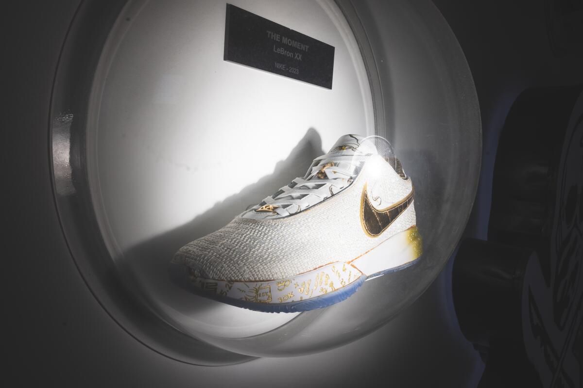 Nike sneakers often form the canvas of Ciambrone's customization work