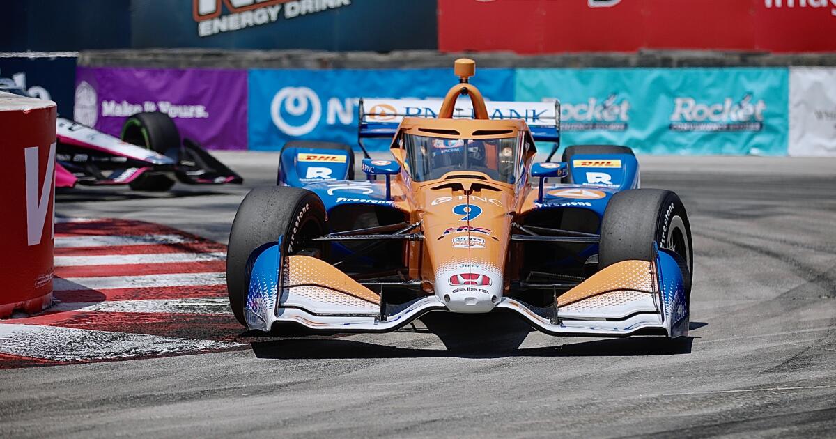 Scott Dixon hält Colton Herta zurück und gewinnt den Long Beach Grand Prix