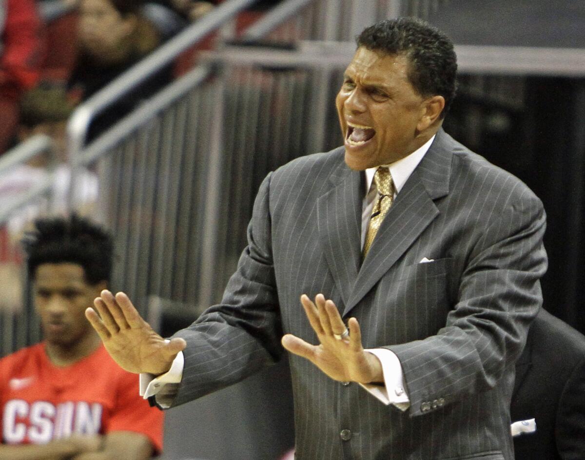 Cal State Northridge Coach Reggie Theus has had to play with a limited roster while an investigation has spanned the entirety of the season thus far.