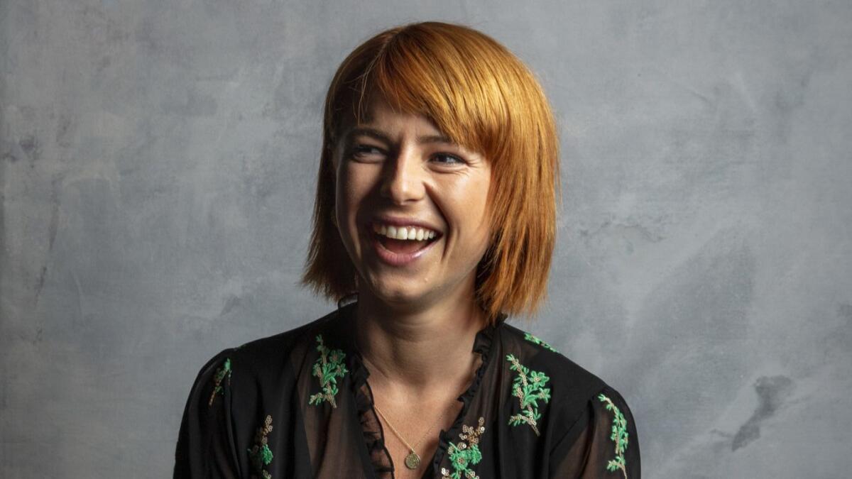Actress Jessie Buckley, from the film "Wild Rose," photographed in the L.A. Times Photo and Video Studio at the 2018 Toronto International Film Festival