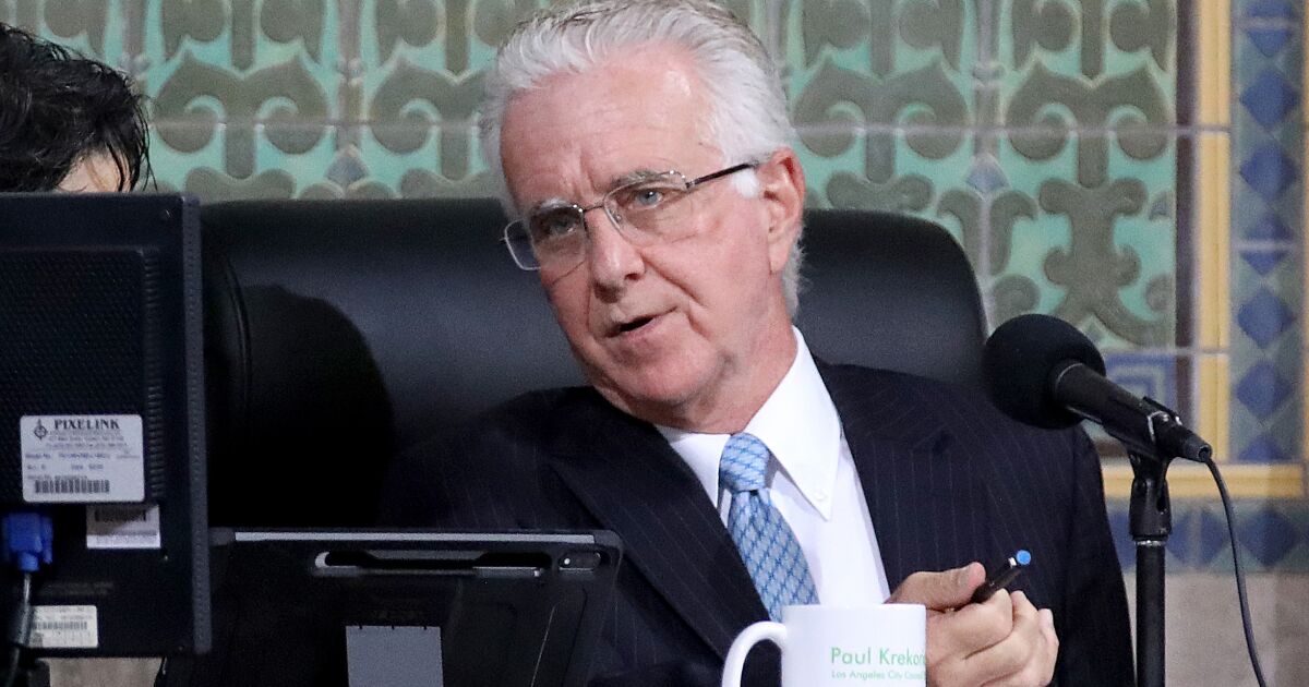 L.A. Council President Paul Krekorian won’t join the crowded race to replace Schiff