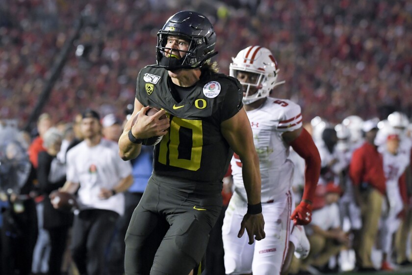 Column Opportunistic Oregon Outlasts Wisconsin In Roller