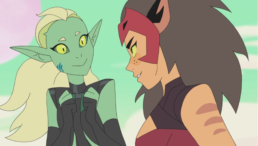 Double Trouble and Catra in 'She-Ra'