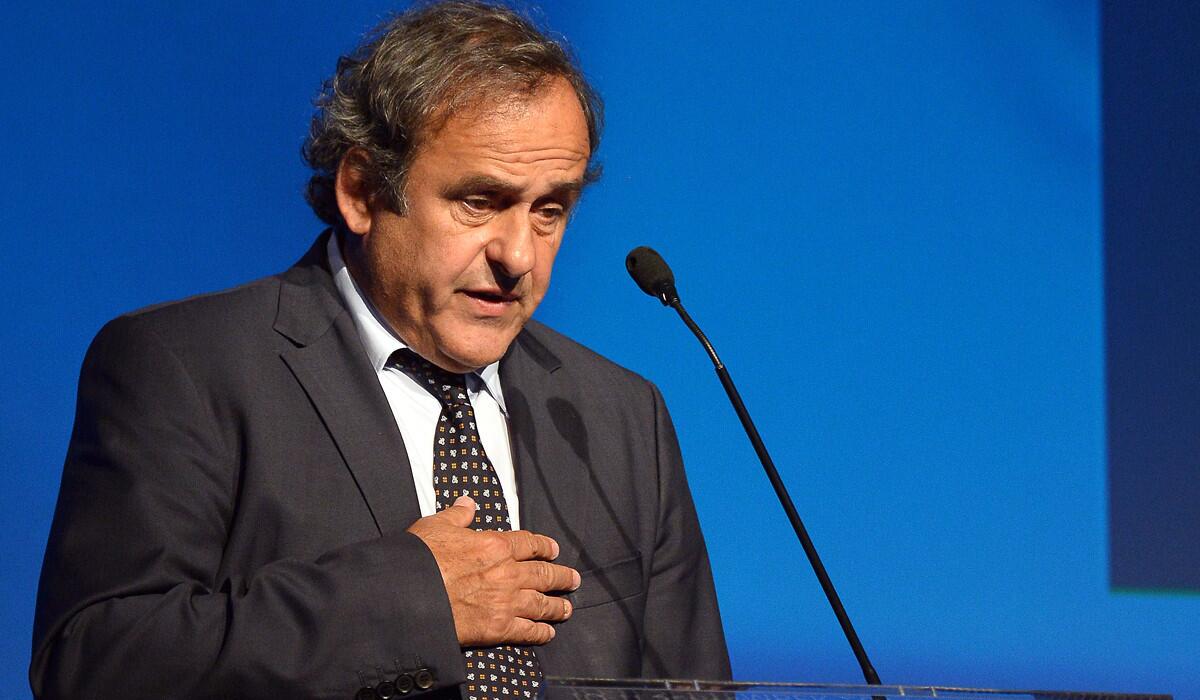 UEFA President Michel Platini, delivering a speech during a diversity conference last month in Rome, is a harsh critic of FIFA's lack of public disclosure regarding a recent ethics report.