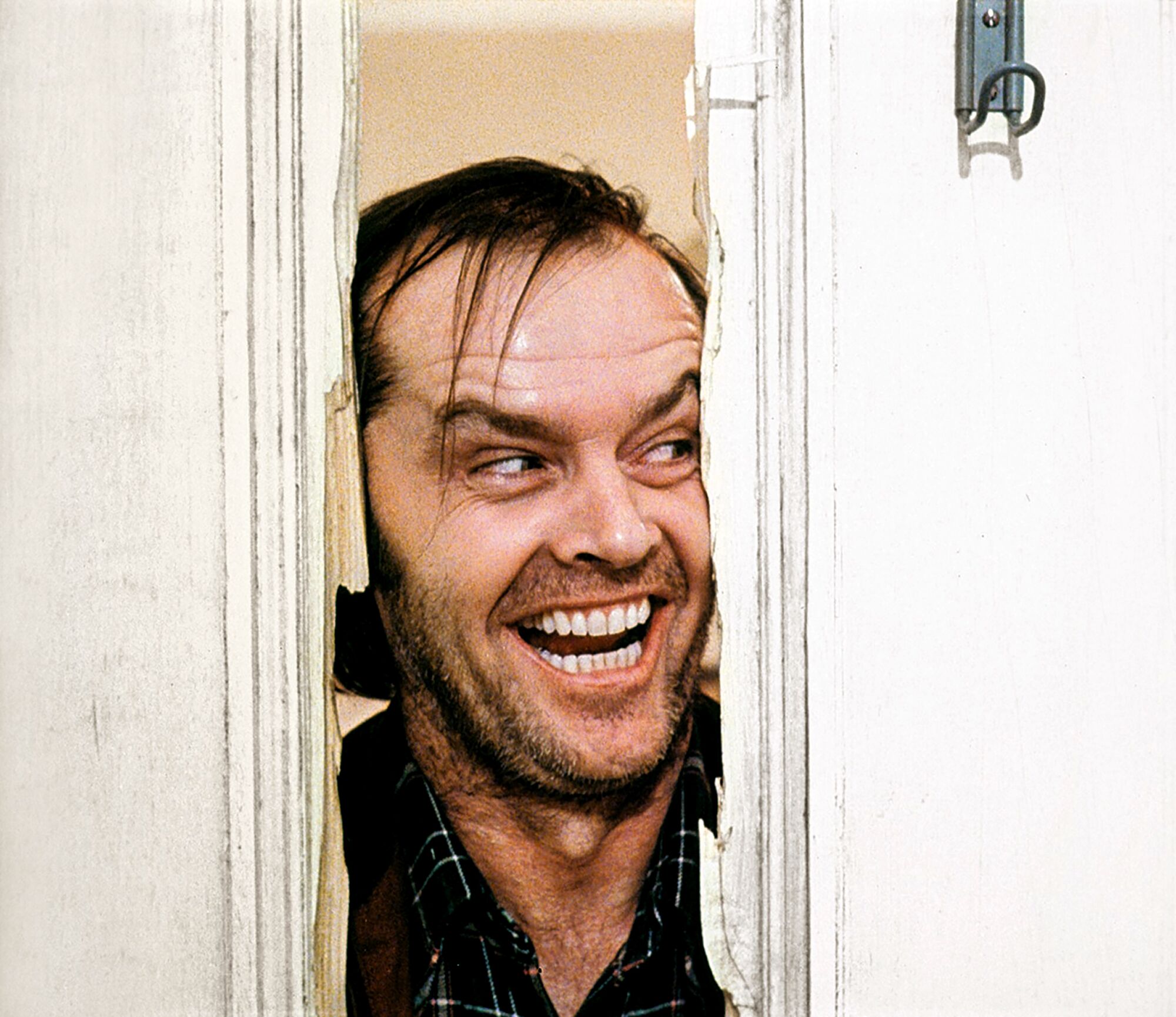 Jack Nicholson'ın alternatif bir çekimi "Parlama," yeni bir ephemera kitabından.