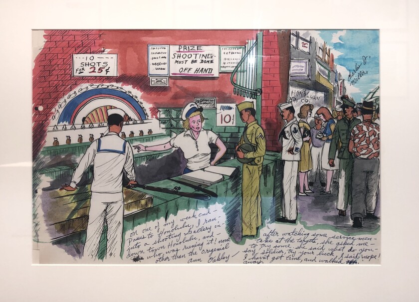 A painting from an exhibit at the OC Fairground's Heroes Hall, opening Nov. 3.