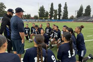 Birmingham coach Jim Rose addresses his players after a 32-0 win 