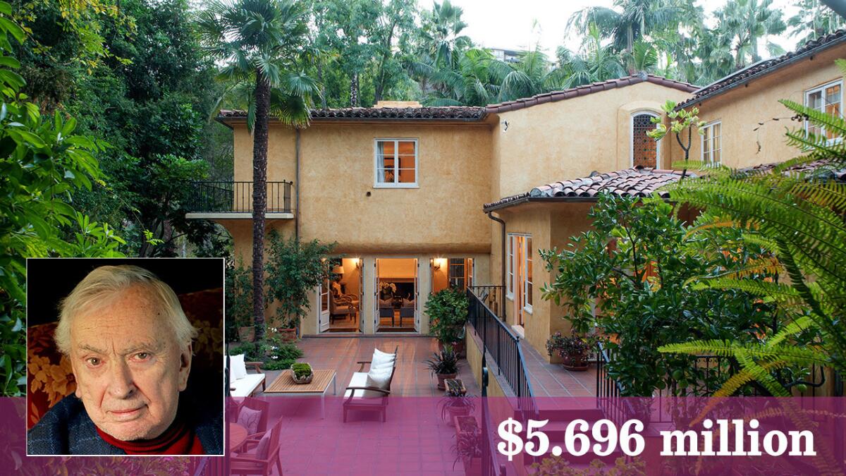 Auctioning off the late author Gore Vidal's Hollywood Hills estate