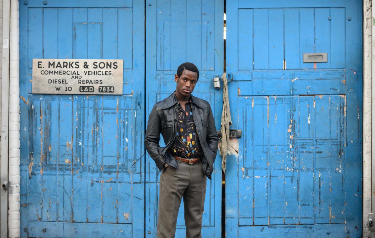 Micheal Ward as Franklyn in "Lovers Rock," part of the "Small Axe" anthology.