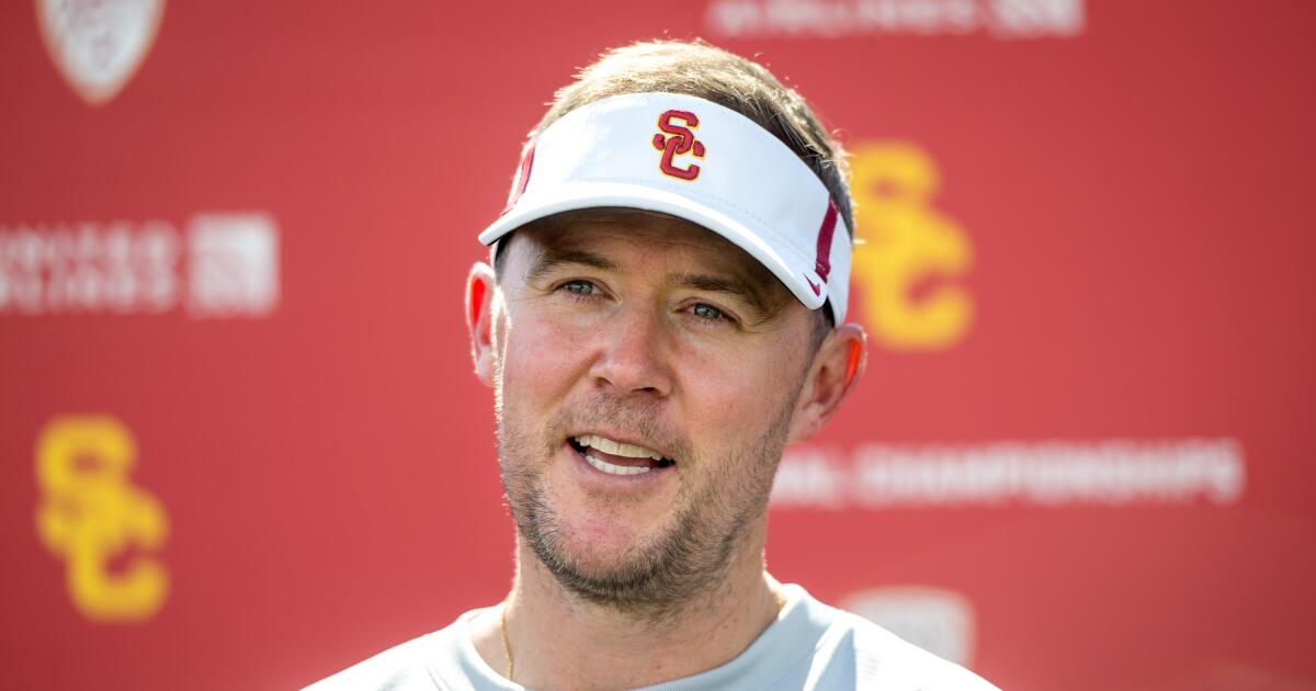 Lincoln Riley, still battling pneumonia, is sure USC can succeed