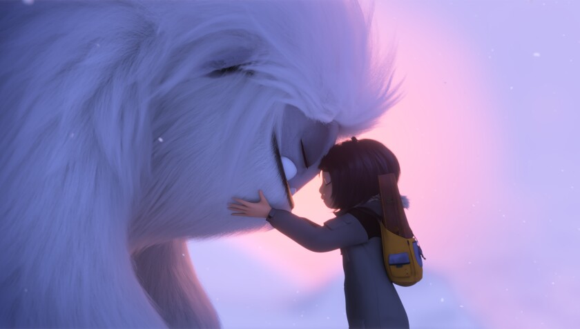 A scene from the movie "Abominable."