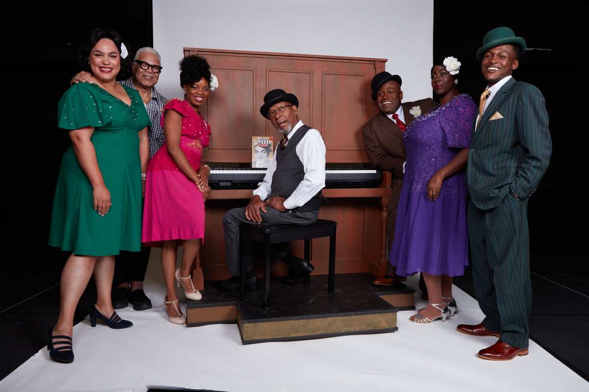 Director Ken Page, second from left, with the cast of CCAE Theatricals' "Ain't Misbehavin'"