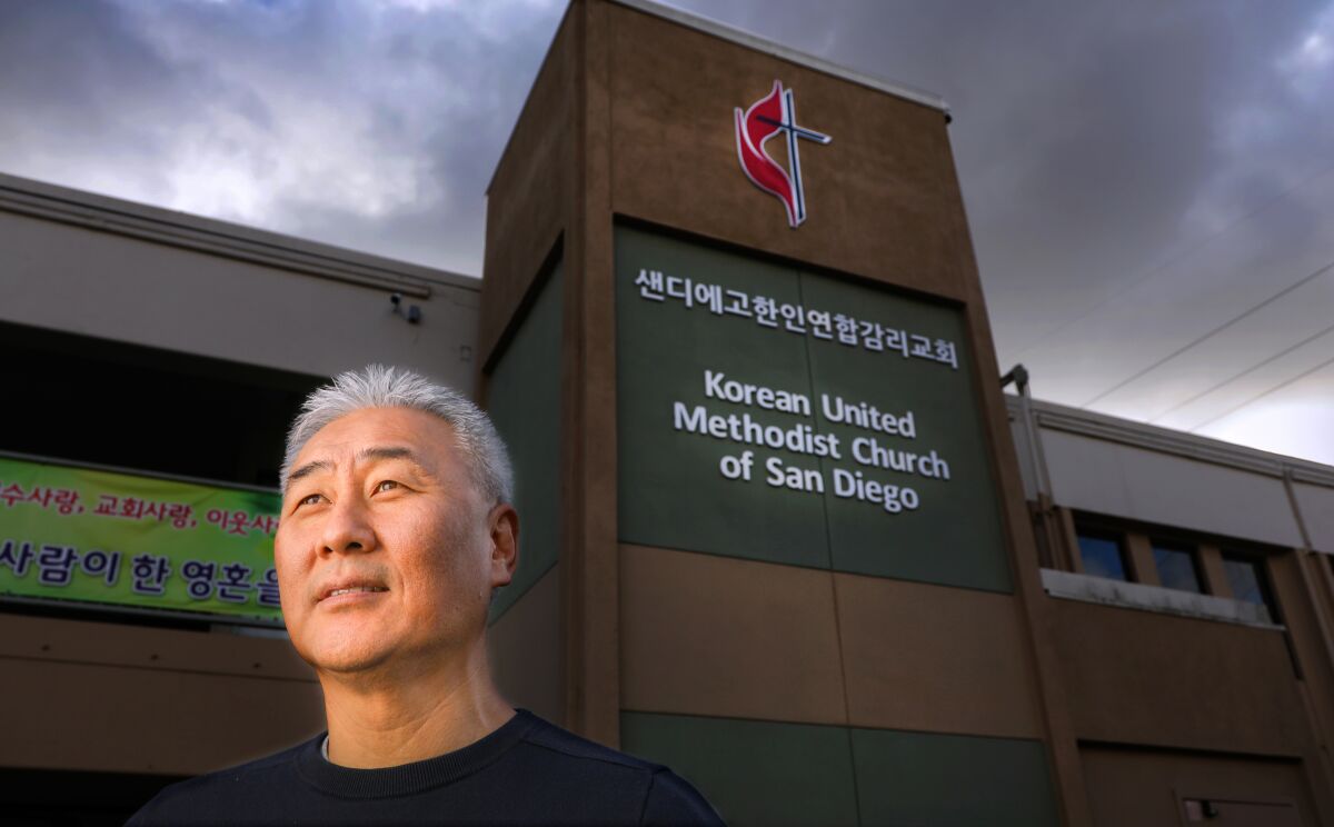 The Rev. Jonathan Park, associate pastor at the Korean United Methodist Church of San Diego. "I believe it is inevitable," he said of the church splitting into progressive and traditionalist denominations.