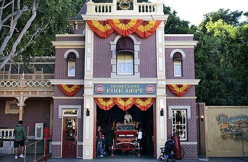 To most visitors it's just Disneyland's replica firehouse, but to Walt Disney it was a second home. When the park was being built in 1954, Disney had a 500-square-foot apartment installed upstairs. He stayed there frequently until his death in 1966.