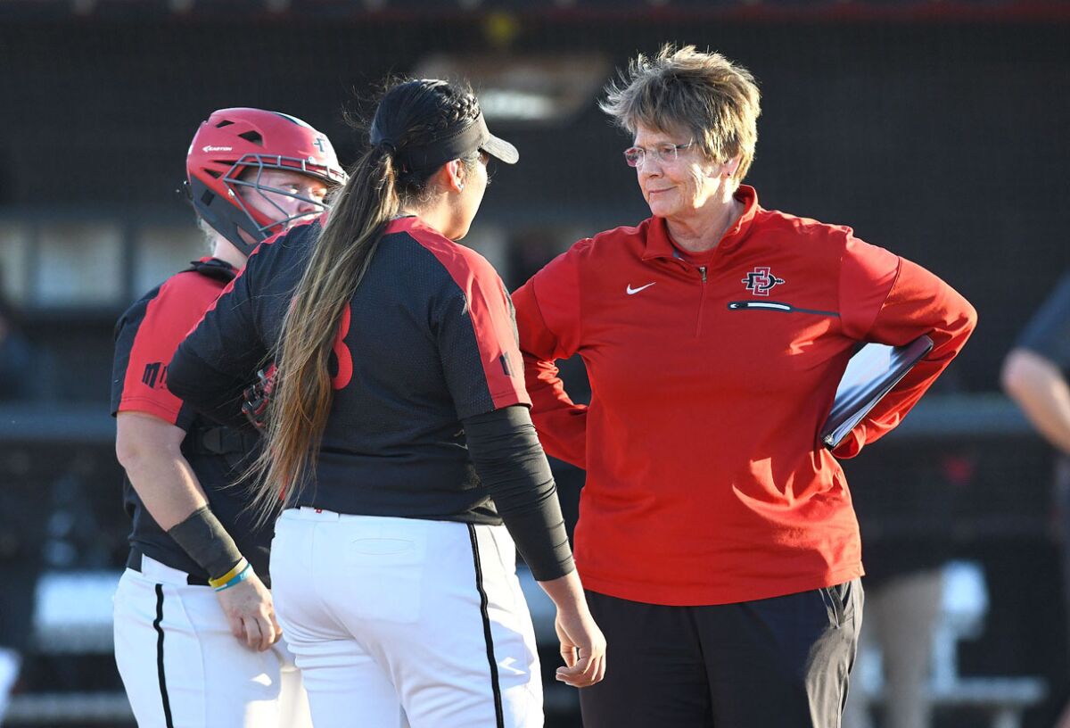 Kathy Van Wyk guided SDSU to seven Mountain West regular season championships and 11 NCAA Tournament appearances.