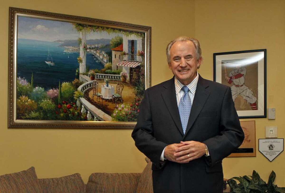 KCET chief Al Jerome in his office in 2010.