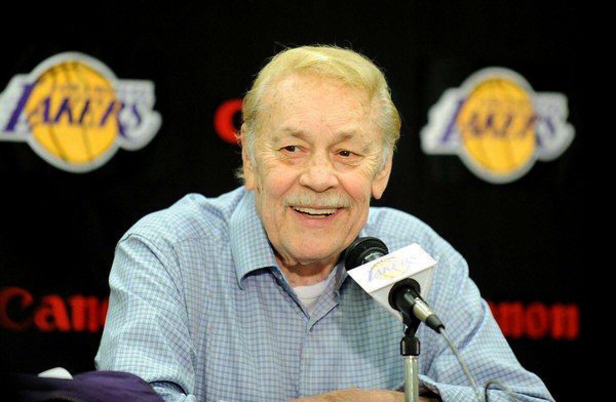 Lakers owner Jerry Buss has been hospitalized because of an undisclosed form of cancer at Cedars-Sinai Medical Center, according to multiple team personnel.