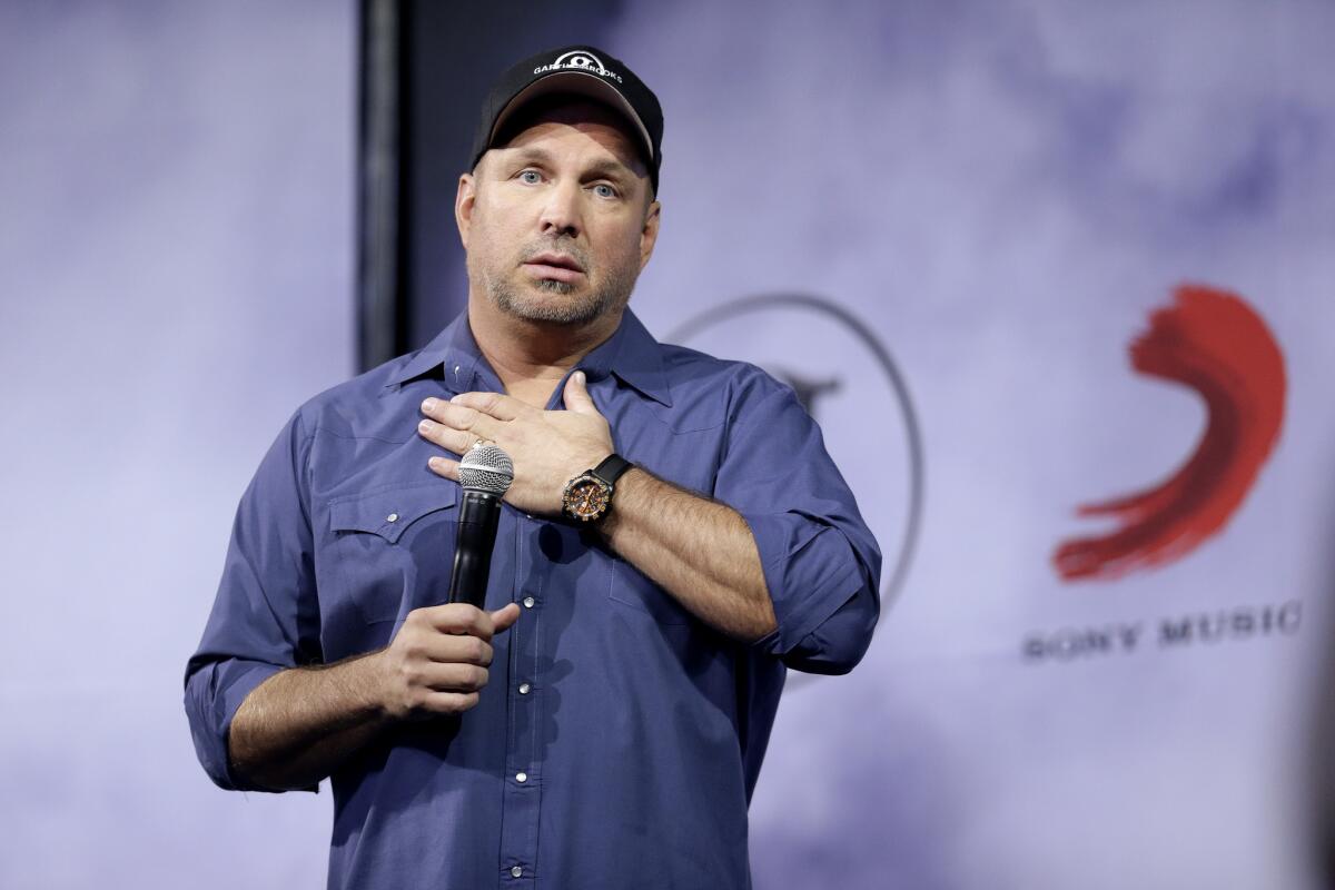 Country music star Garth Brooks, shown during a news conference on July 10 in Nashville, announced Monday that his five Dublin concerts will not go on.