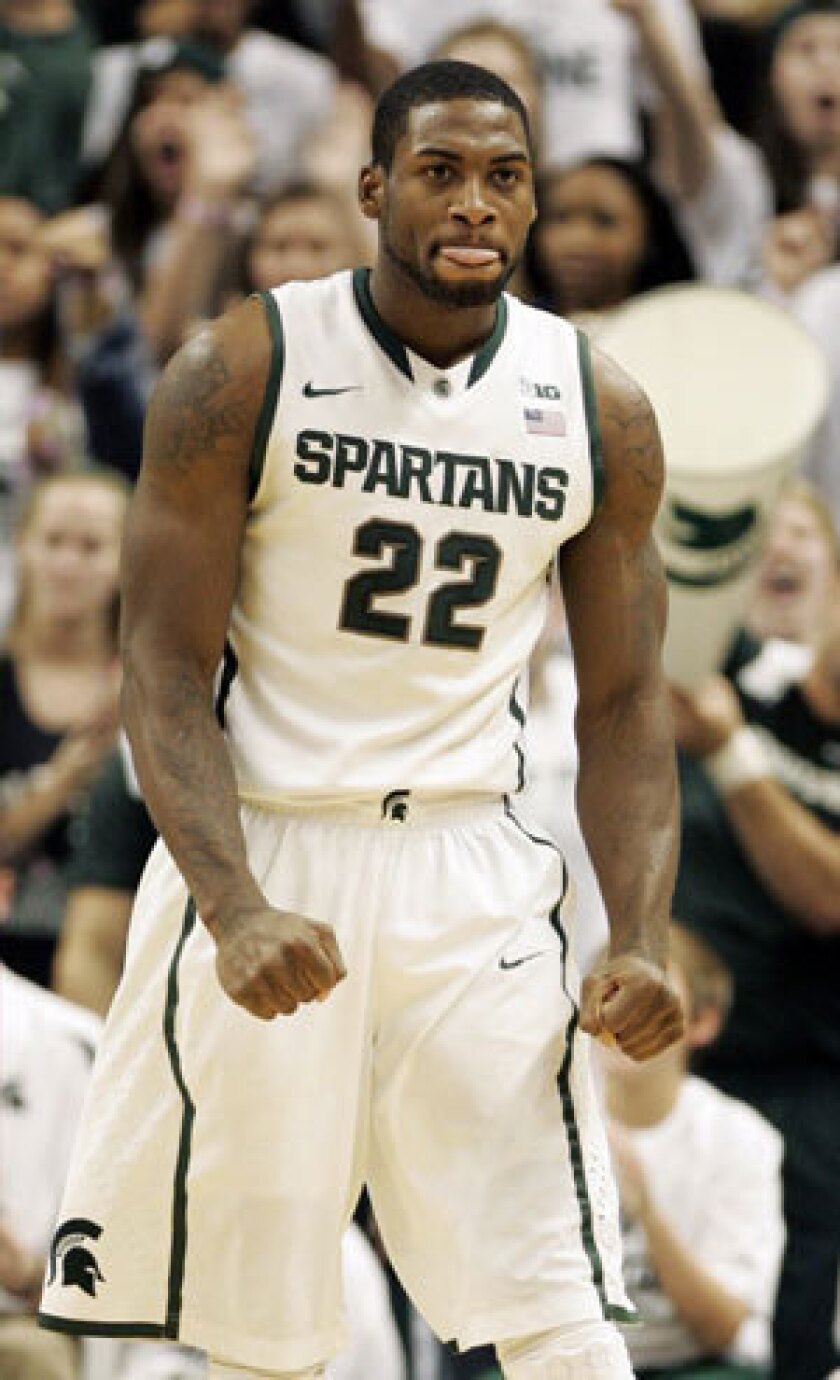 Michigan State's Branden Dawson will be out at least four weeks.